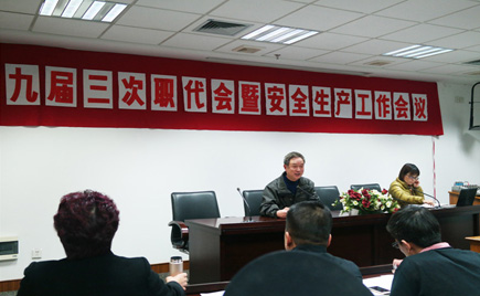 劉潭服裝九屆三次職代會暨安全生產工作會議 劉潭服裝九屆三次職代會暨安全生產工作會議