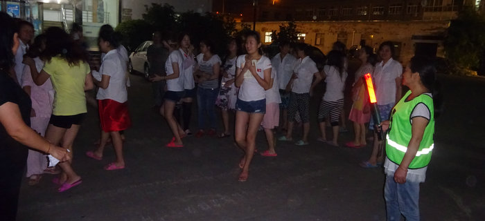 劉潭服裝：宿舍樓緊急疏散演習 平安中秋