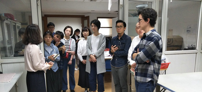 劉潭服裝接待無印良品公司員工參觀考察學(xué)習(xí)