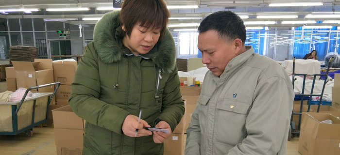 劉潭服裝工會為員工提前代購車票，讓員工順利返鄉