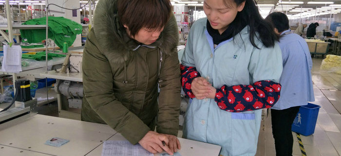 劉潭服裝工會為員工提前代購車票，讓員工順利返鄉