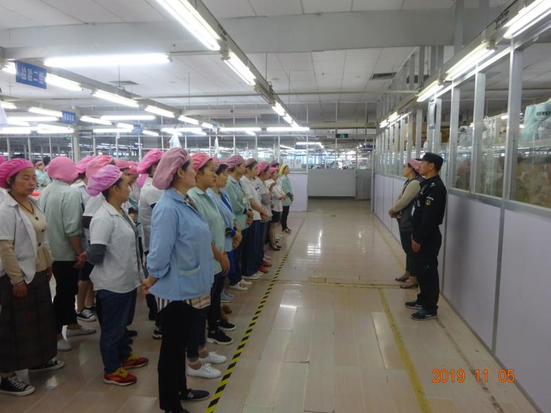 劉潭服裝公司119消防宣傳