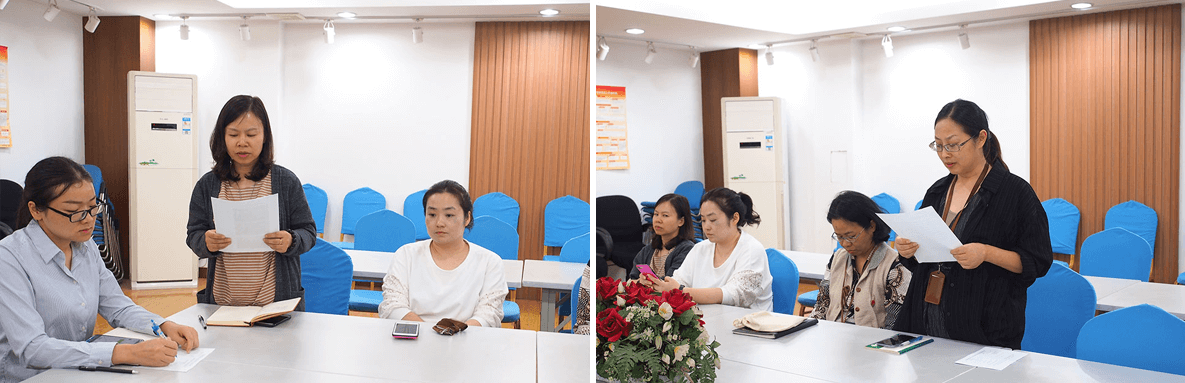 劉潭服裝黨員轉正