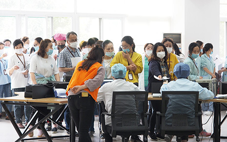 構建免疫屏障——劉潭服裝廠接種新冠疫苗 構建免疫屏障——劉潭服裝廠接種新冠疫苗