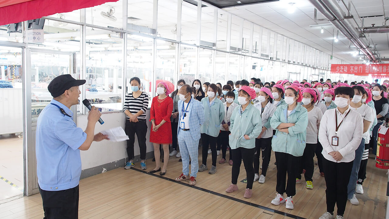 1 劉潭服裝廠節前安全教育