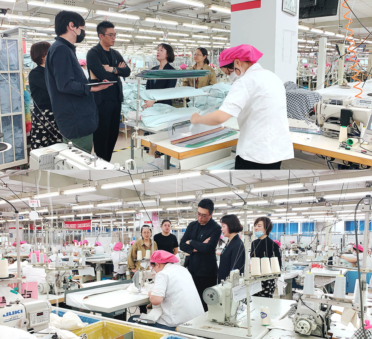 000 劉潭服裝廠核心客戶到廠參觀