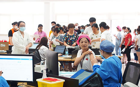 完成二針疫苗接種！劉潭服裝廠喊你快加入