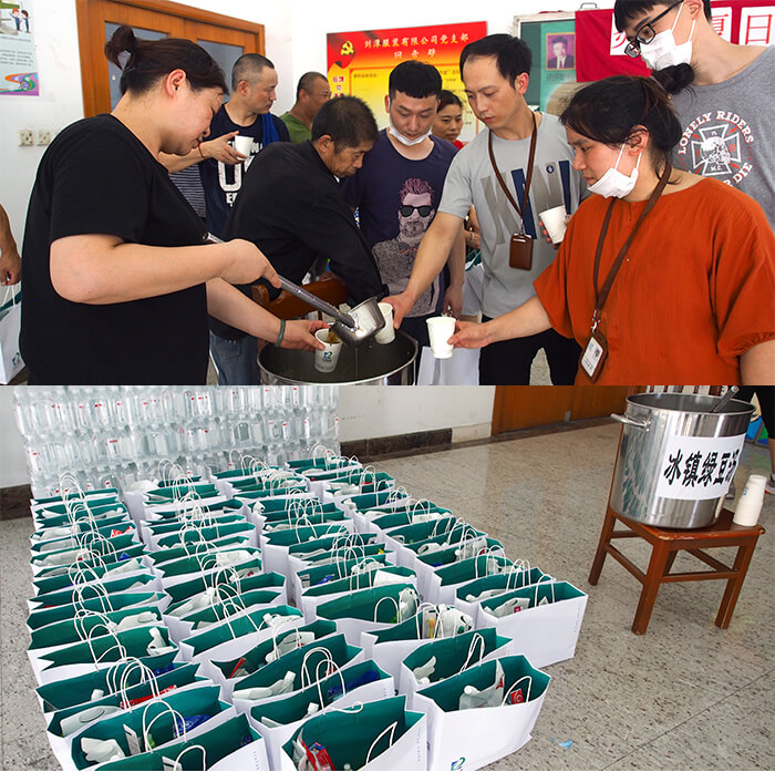 02 劉潭服裝廠工會為員工送清涼