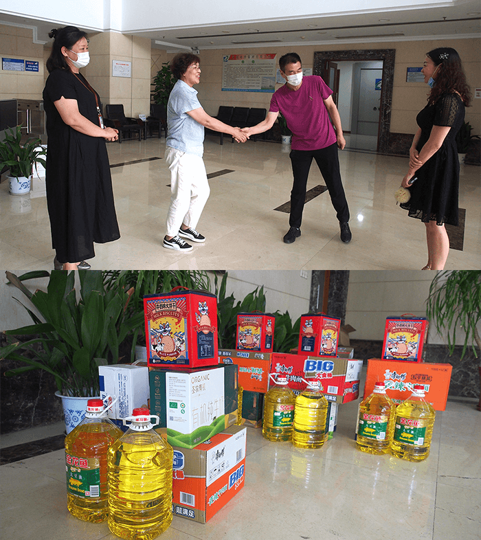 2 黃巷街道總工會(huì)到劉潭服裝廠慰問(wèn)受災(zāi)家庭員工