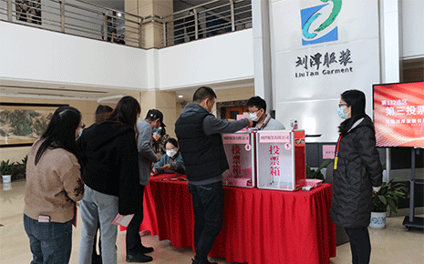 劉潭服裝廠順利完成人大選區投票選舉工作 劉潭服裝廠順利完成人大選區投票選舉工作