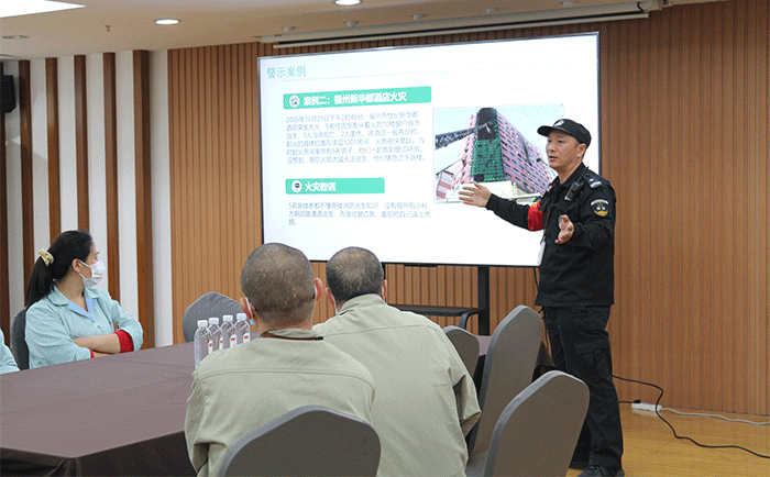 劉潭服裝廠開展宿舍安全培訓