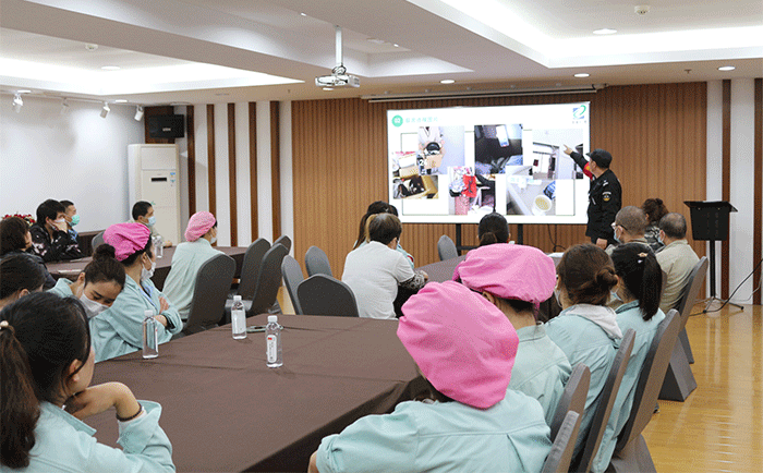 劉潭服裝廠開展宿舍安全培訓