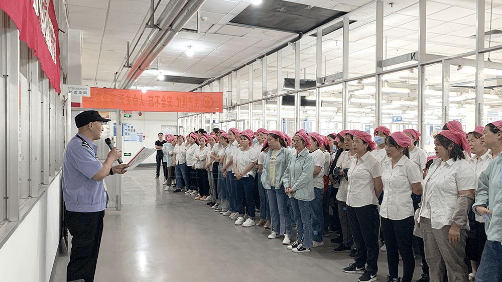 劉潭服裝防災減災培訓