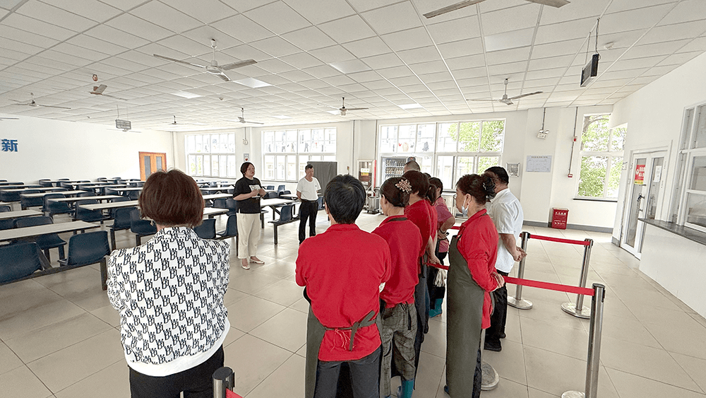 劉潭服裝開展夏季食堂安全培訓 守護員工