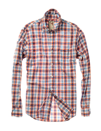 長(zhǎng)袖格子襯衫