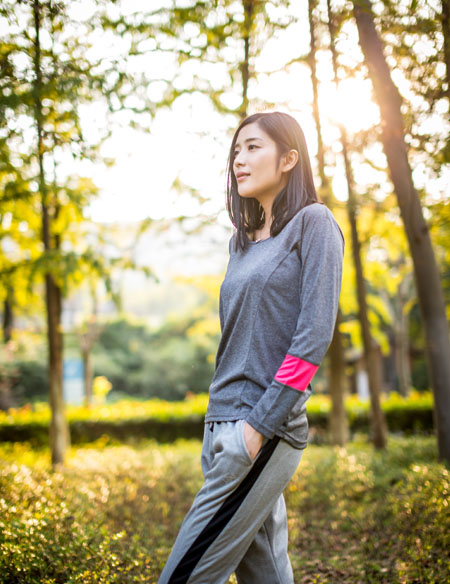 后身反光條騎行服