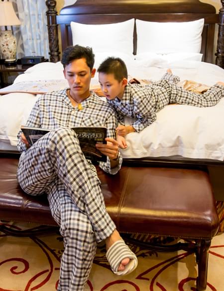 親子雙層紗睡衣套