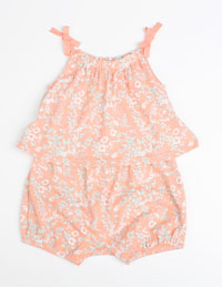 無袖蝴蝶結爬爬服