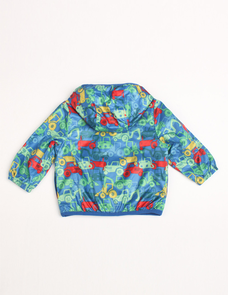 男童休閑印花長(zhǎng)袖連帽外套