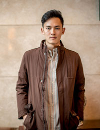 男士長袖休閑夾克