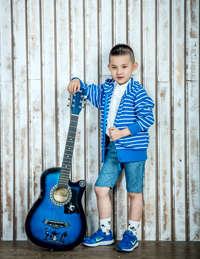 兒童條紋休閑外套