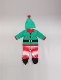 兒童條紋連體服