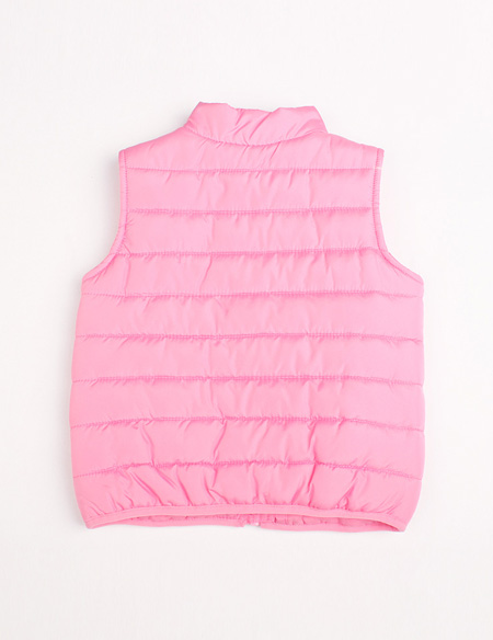 無領(lǐng)粉色小背心