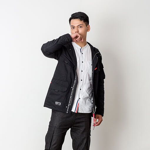男士黑色休閑外套 男士黑色休閑外套