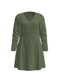 女士帶蝴蝶結長裙