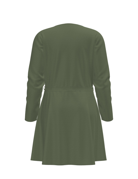 女士帶蝴蝶結長裙