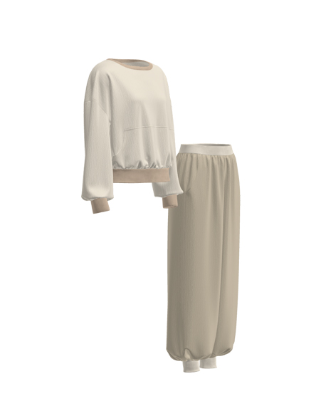 女款春夏家居服套裝