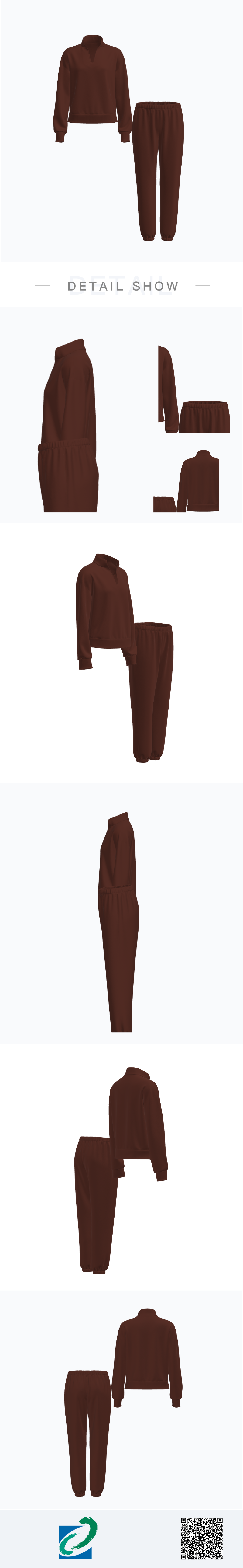 YX244秋冬歐美地區女裝家居裝家居服_1