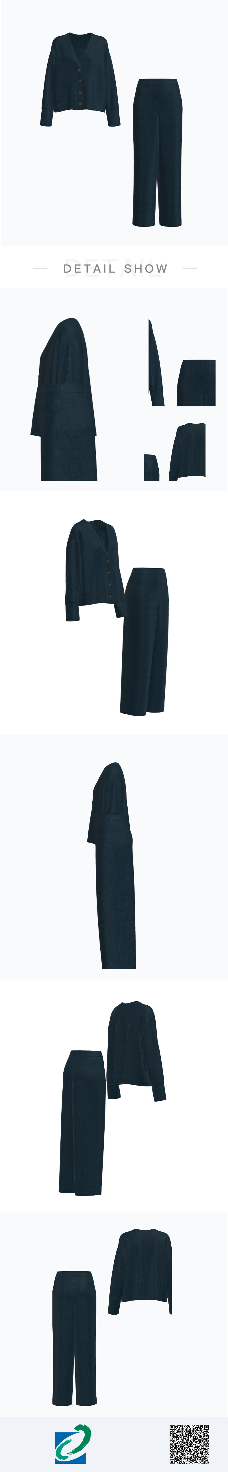 YX249秋冬西班牙女裝家居裝家居服_1